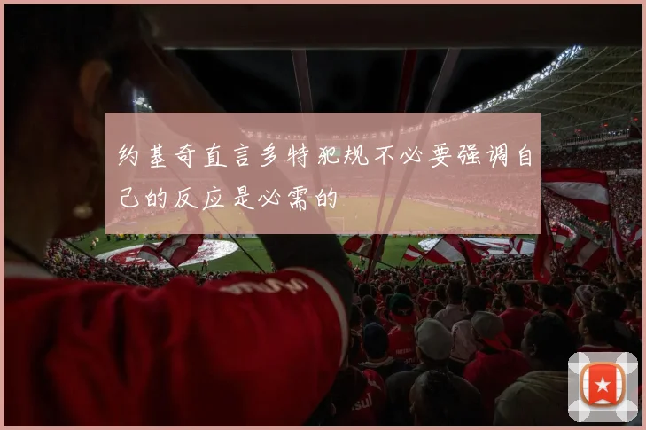 约基奇直言多特犯规不必要强调自己的反应是必需的