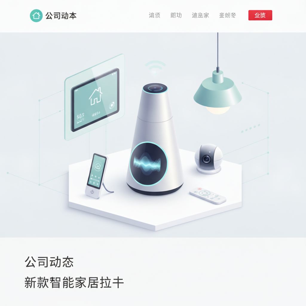 新款智能家居助手展示区